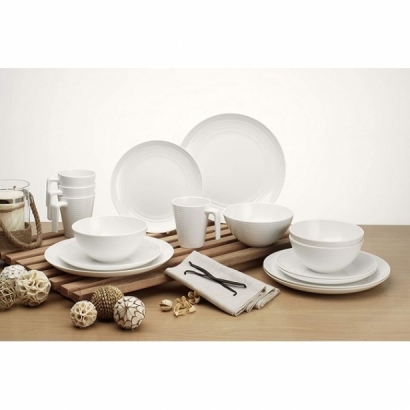 Dinner Set - Seramika Vanilla 16pc